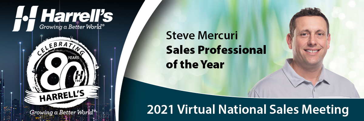 Harrell's Announces 2021 Sales Professional of the Year